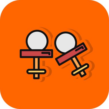 Kol düğmeleri simgesi işaret vektörü, sembol, logo