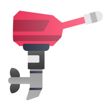 tekne ikonu vektör illüstrasyonu 