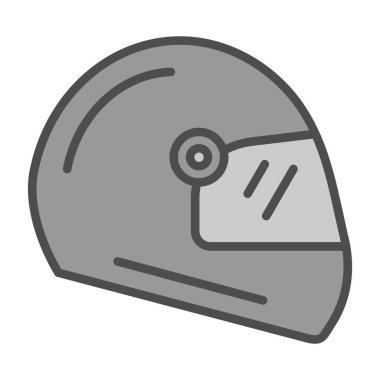 Kask simge yarış, illüstrasyon vektör 