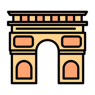 Baş simge vektörü. İnce çizgi işareti. izole edilmiş sınır sembolü çizimi