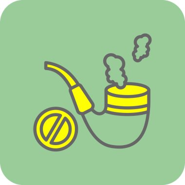 tüten boru simgesi, vektör illüstrasyonu basit tasarım