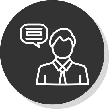 İş ve finans simgesinin vektör illüstrasyonu