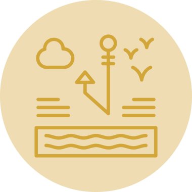 Modern eğitim ikonunun vektör illüstrasyonu