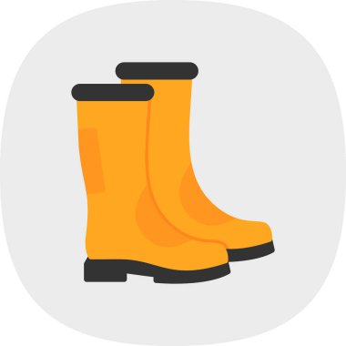 Welly bot simgesi, vektör illüstrasyon tasarımı
