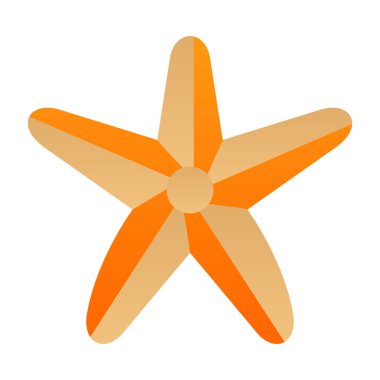 karikatür karalama deniz yıldızı vektör çizimi