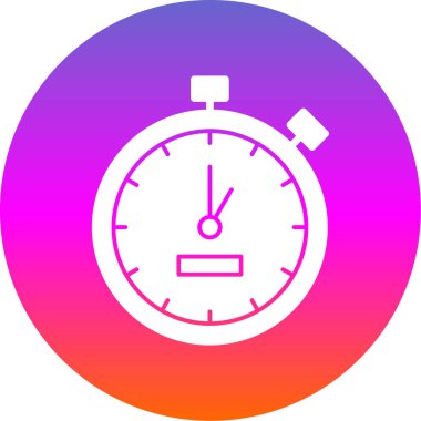 Kronometre simgesi çizimi 