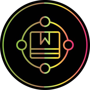 Seo simgesinin vektör illüstrasyonu