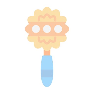 Çiçek bahçesi vektör simgesi düz biçimli