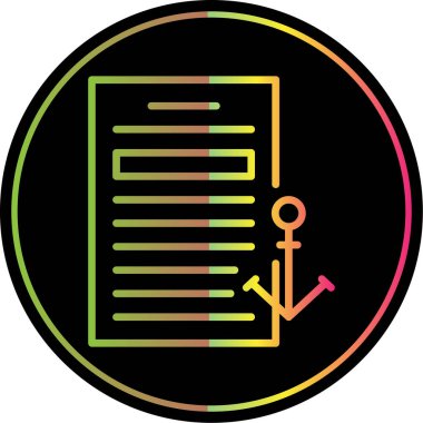  Çapa metni. Web simgesi basit illüstrasyon 