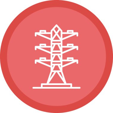 Elektrik simgesinin vektör illüstrasyonu