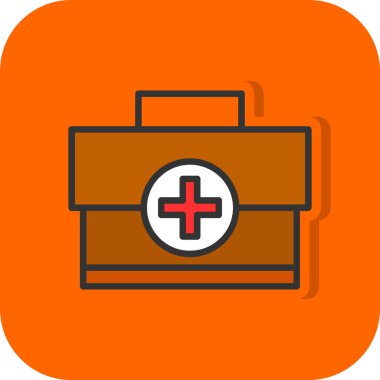 tıbbi durum simgesi, modern basit vektör illüstrasyonu