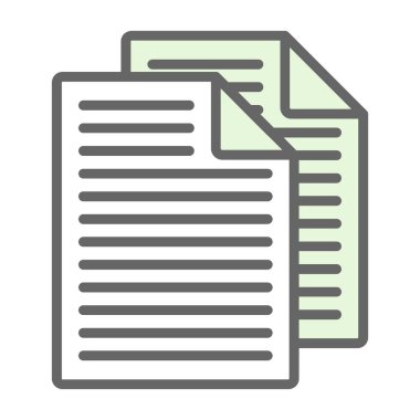 belge simgesi vektör illüstrasyonu 