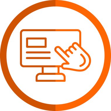 Seo simgesinin vektör illüstrasyonu