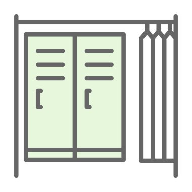 Otel modern simge vektör illüstrasyonu