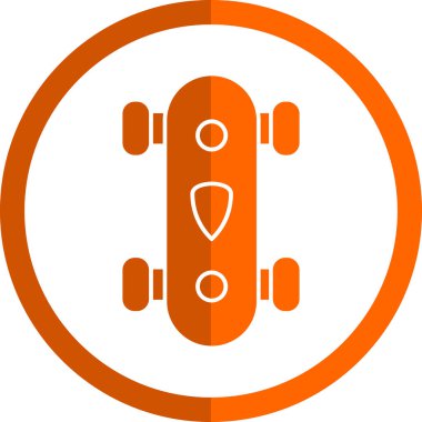 araba motoru simgesi vektör illüstrasyonu