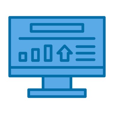 Web tasarımı ve geliştirme çizgisi vektör simgesi