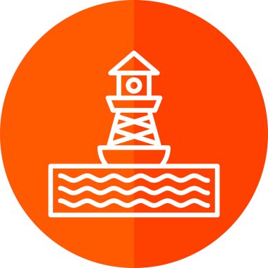 Simge vektör çizim şamandıra 