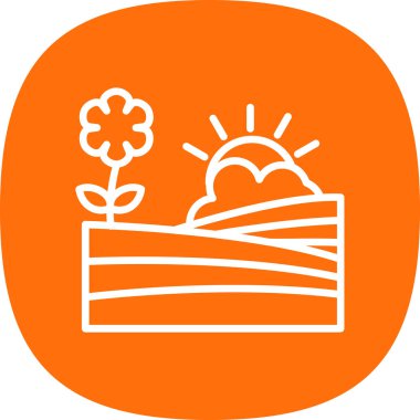 Gıda modern simgesinin vektör çizimi