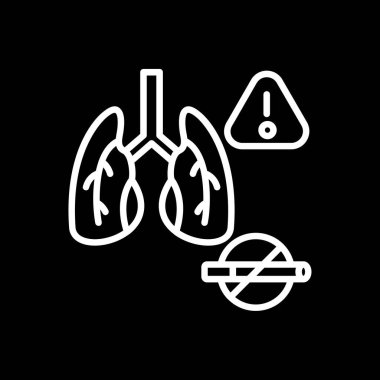 Sigara içmeyi bırak işaret vektörü çizimi tasarımı 