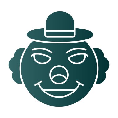 Şapka vektör illüstrasyon tasarımlı maskeli adam başı