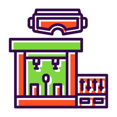 boya fırçası renk simgesi. vektör illüstrasyonu