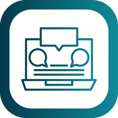 Kişisel bilgisayarın vektör illüstrasyonu