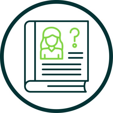 kitap simgesi, vektör illüstrasyonu basit tasarım