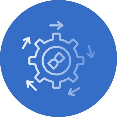 Teçhizat Web simgesi basit illüstrasyon