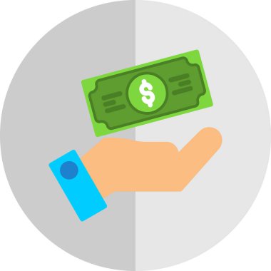 Ödeme web simgesi, vektör illüstrasyonu