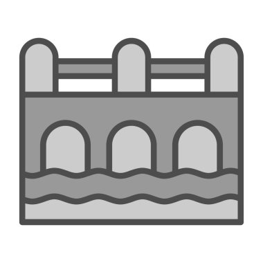 yüzme havuzu vektör simgesi tasarımı, vektör çizelgesi beyaz arkaplan üzerinde