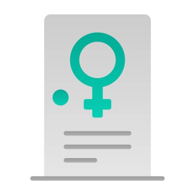 Cinsiyet sembollü kadın simgesi