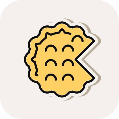 Ekmek ikonu. Pastane işareti