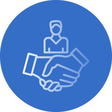 Tokalaşın. Web simgesi basit illüstrasyon