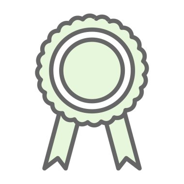 Madalya. Web simgesi basit illüstrasyon