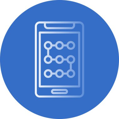 Vektör mobil ağ simgesi