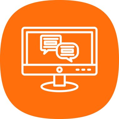 Bilgisayar. Web simgesi vektör illüstrasyonu