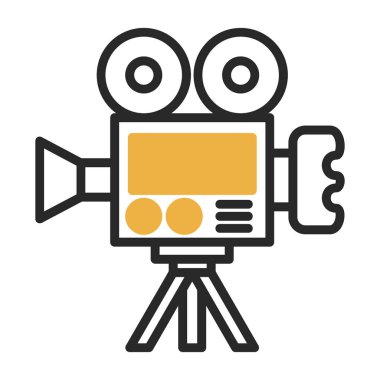 Web için sinema ikonu vektör simgesi