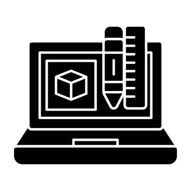 Bilgisayar simgesi. beyaz arkaplanda izole edilmiş web tasarımı için ana bilgisayar vektör simgesi