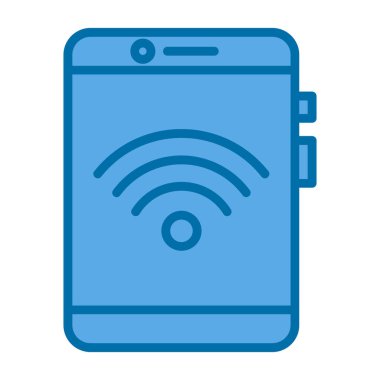 akıllı telefon simgesi, vektör illüstrasyonu basit tasarım