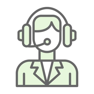 Müşteri hizmet vektör çizim