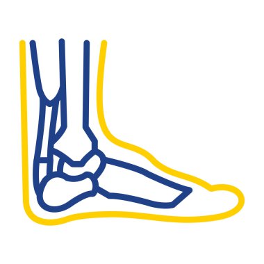 bacak ikonu vektör illüstrasyonu