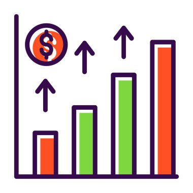 ticari grafik vektör simgesi