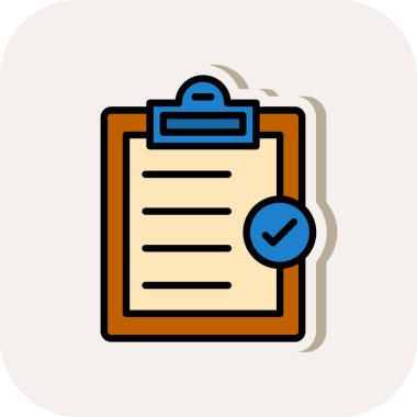 çapraz simgesi olan belgenin vektör illüstrasyonu