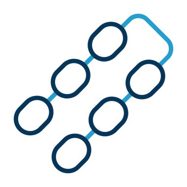 Zincir simgesi, vektör illüstrasyonu