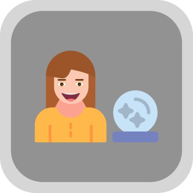 Siyah maskeli bir kızın vektör çizimi