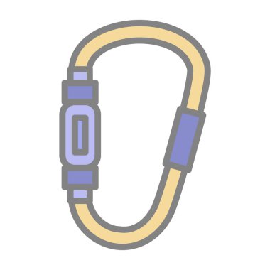 Karabina simgesi, vektör illüstrasyonu