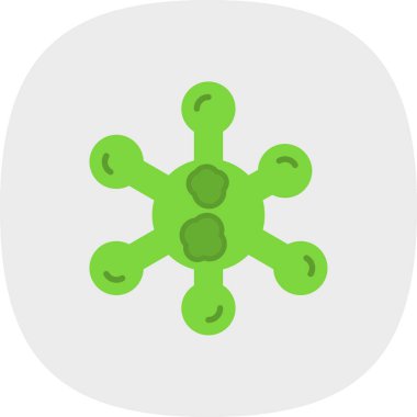 Virüs ikonu vektör illüstrasyonu