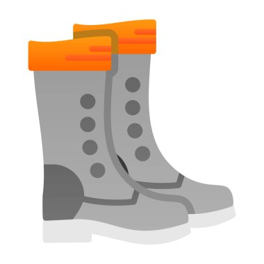 yürüyüş botları simgesi, vektör illüstrasyon tasarımı