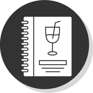 menü düz simgesi, vektör illüstrasyonu