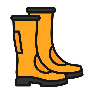 Welly bot simgesi, vektör illüstrasyon tasarımı